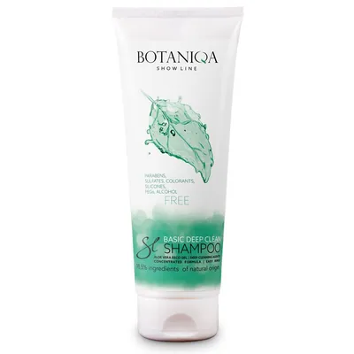 Botaniqa Show Line Basic Deep Clean Dog Shampoo - Easy to Rinse, 1:20 Concentrate - 250ml