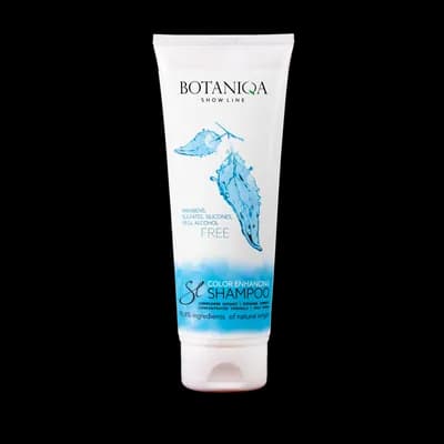 Botaniqa Show Line Color Enhancing Shampoo - Brightens Light & White Dog Coat, 1:15 Concentrate - 250ml